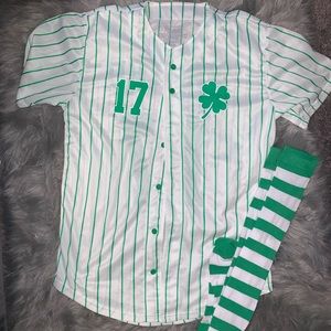 Spencer’s Jersey & Knee High Socks.